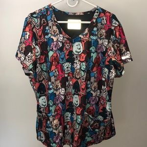 Sketchers size XL scrub top